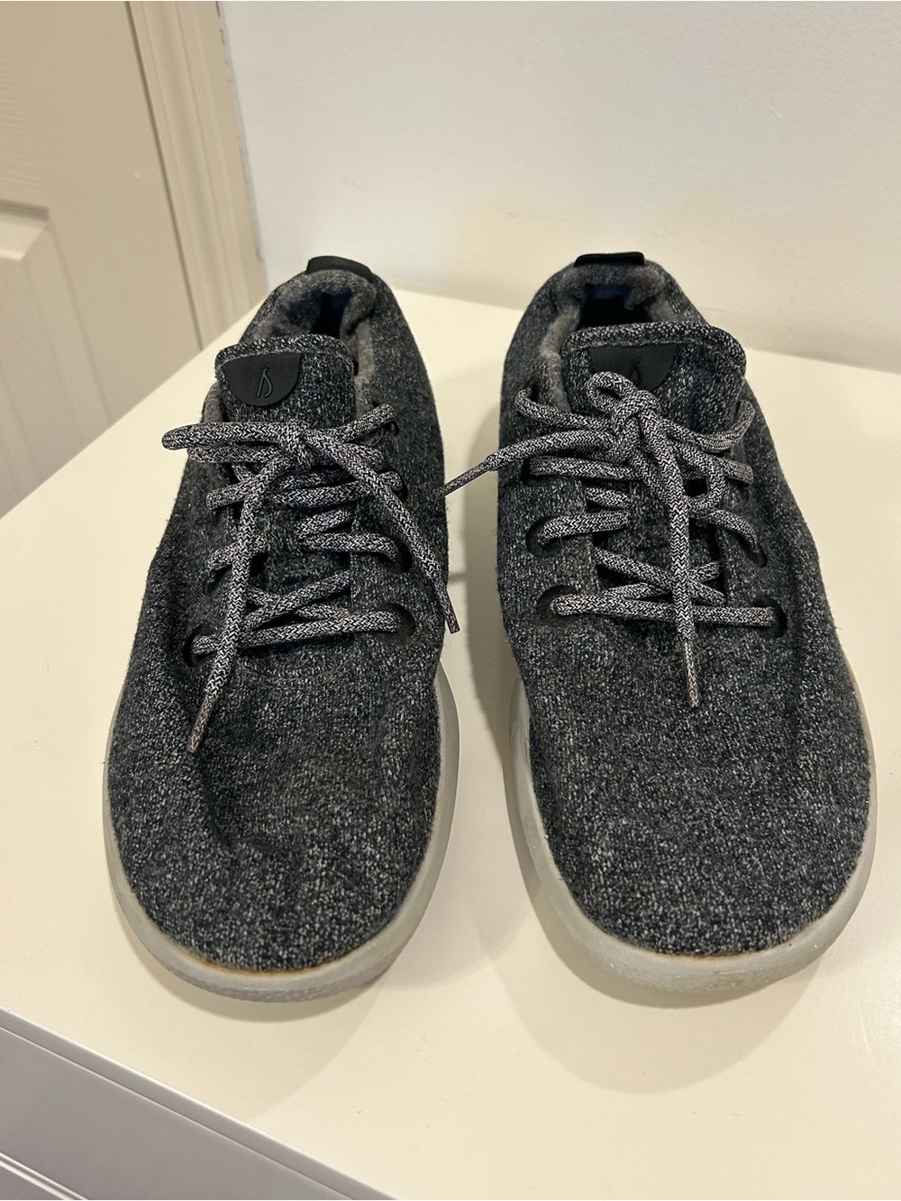 allbirds Men's Charcoal Wool Runner Sneakers